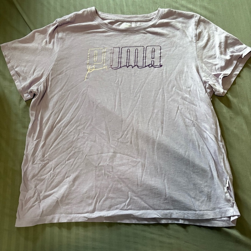 Puma Lavender Logo Tee